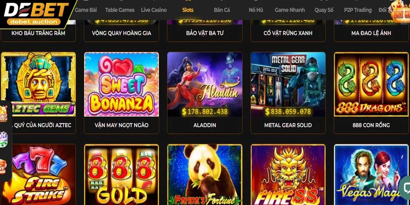 Kho game slot có đa dạng chủ đề cho anh em thỏa sức lựa chọn